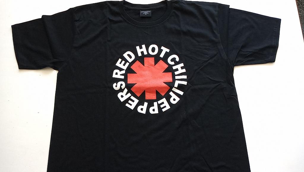 Red Hot Chili Peppers leuk logo t shirt maat L sh77, Verzenden, Nieuw, Kleding