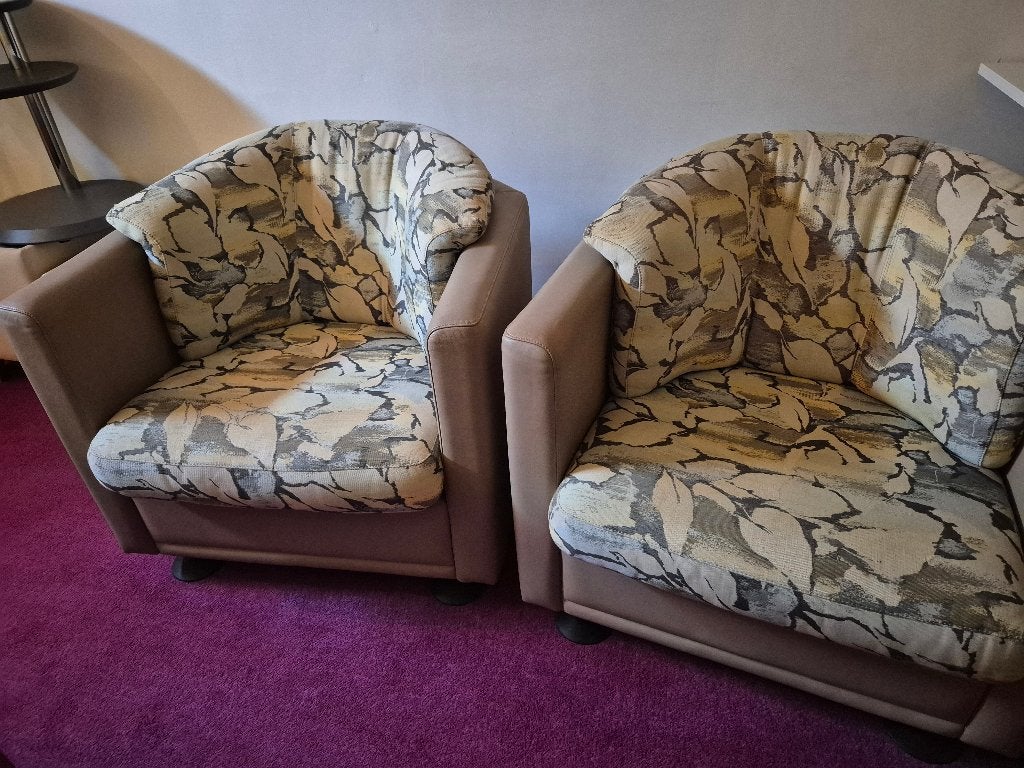 2 leolux decada fauteuils, Huis en Inrichting, Ophalen, Modern design, Gebruikt, 75 tot 100 cm