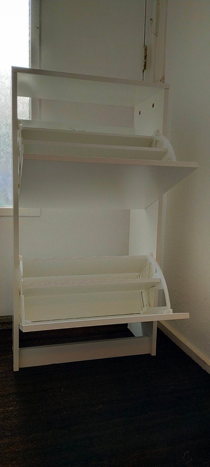 Ikea Bissa schoenenkast wit, Ophalen, Gebruikt
