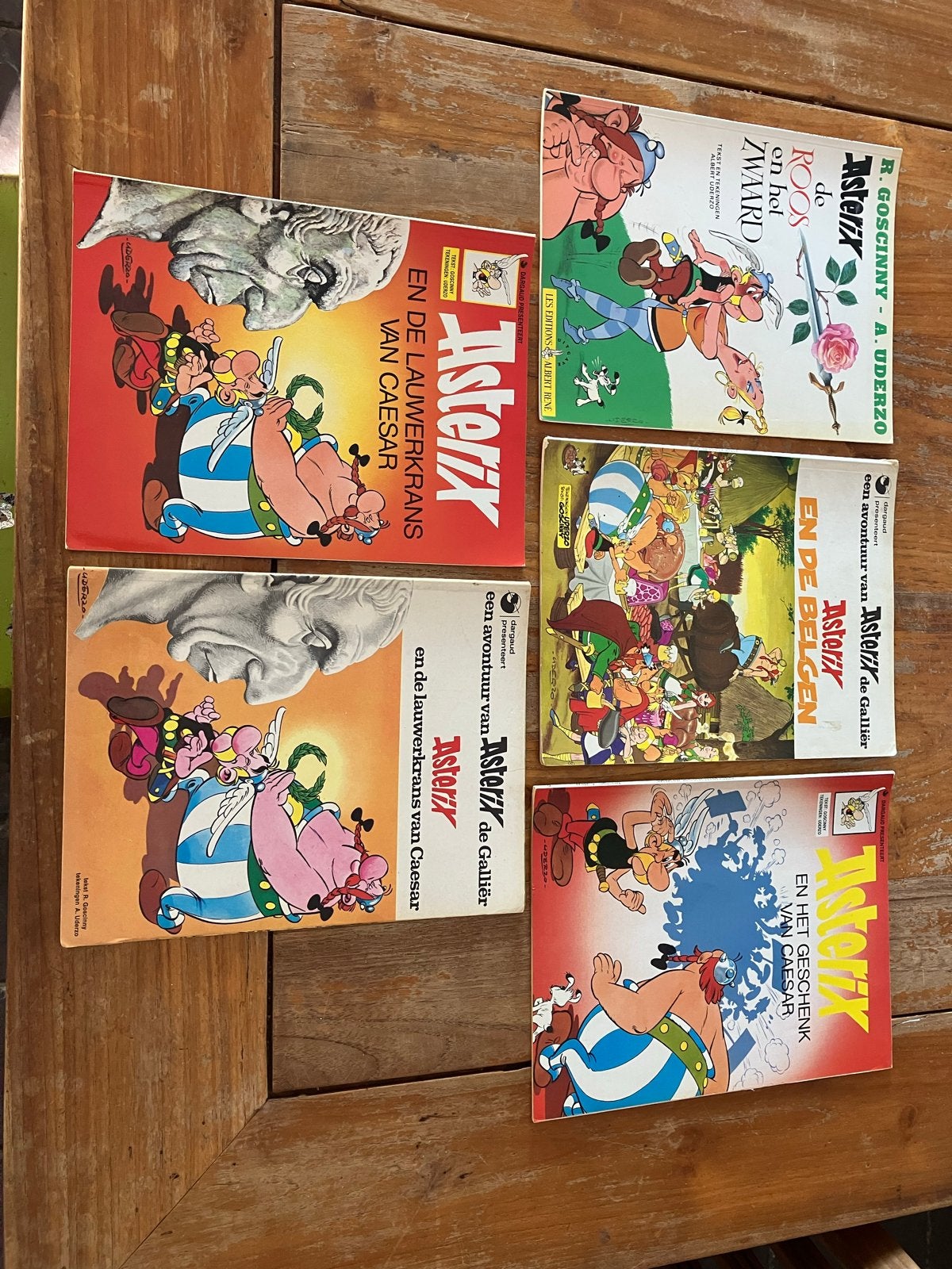 Asterix stripboeken collectie - 5 delen, Meerdere stripboeken, Ophalen of Verzenden, Gelezen