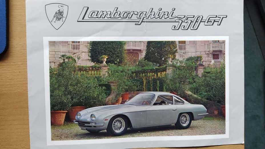 BROCHURE LAMBORGHINI 350 GT, Boeken, Ophalen of Verzenden, Gelezen, Overige merken