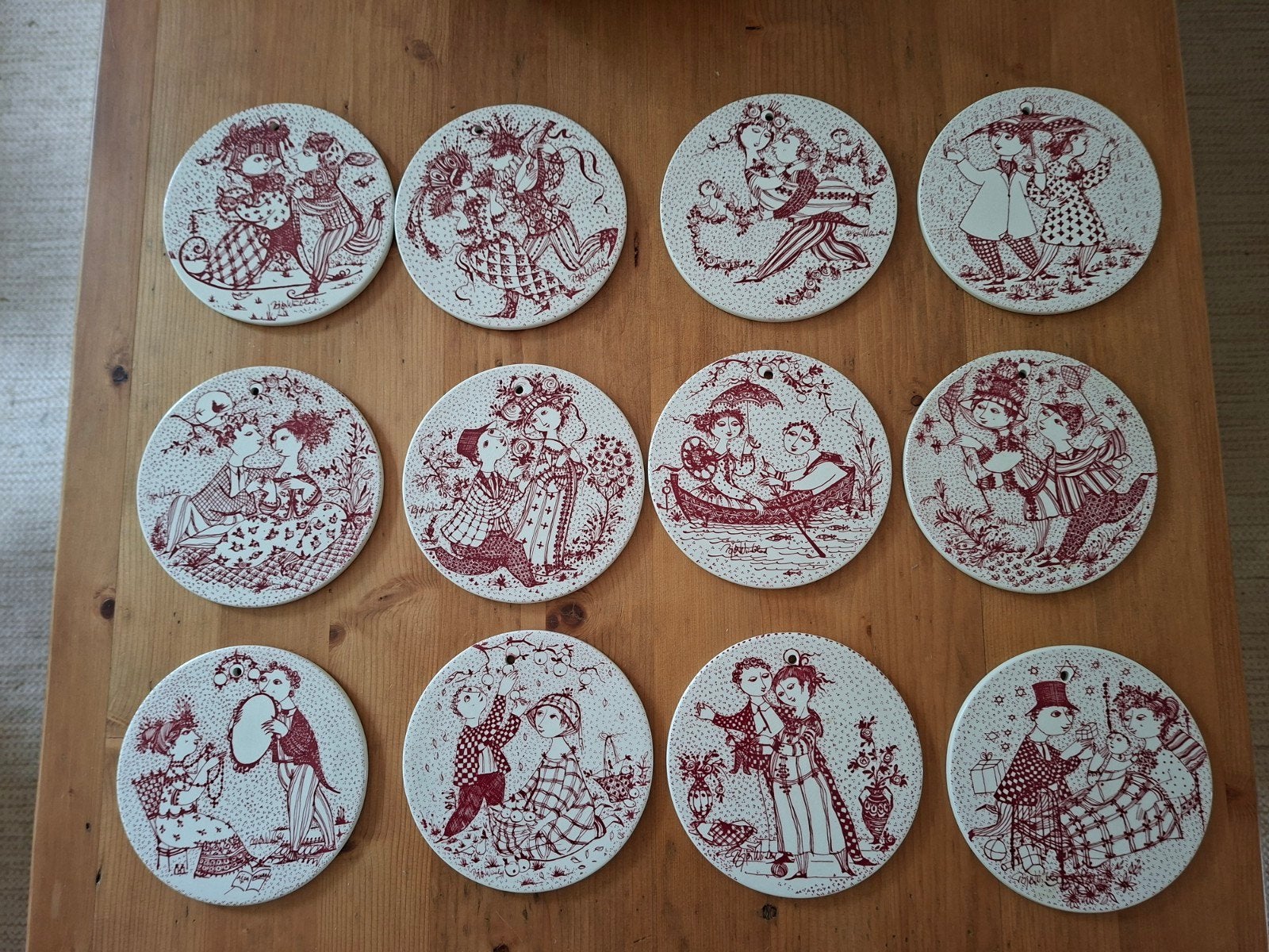 Deens vintage design wandtegels, Ophalen of Verzenden