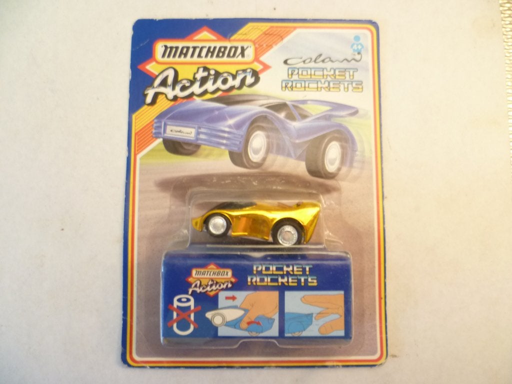 Pocket Rockets van Matchbox uit 1987 nieuw in blister auto, Ophalen of Verzenden, Nieuw, Auto