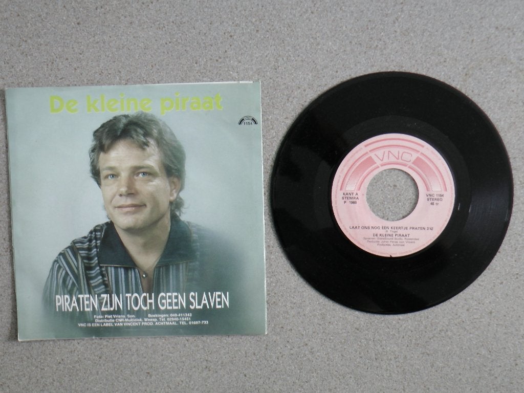 De kleine piraat - Laat ons nog een keertje praten VINYL, Gebruikt, 7 inch, Nederlandstalig, Fotohoes