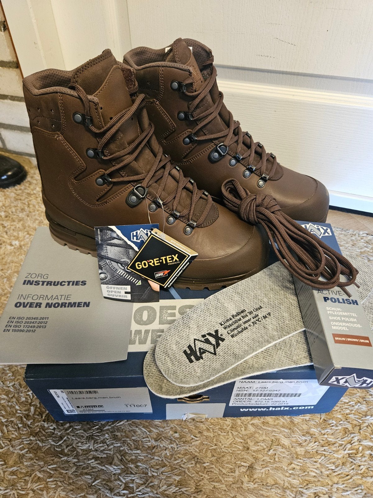 HAIX Mondo 2.0 GTX bruine wandelschoenen, maat 43, Ophalen of Verzenden, Overige soorten, Nederland, Kleding of Schoenen