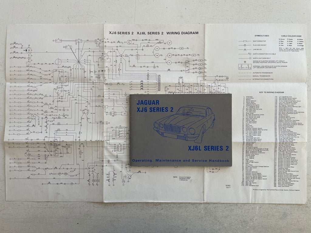 Jaguar XJ6 series 2 Handbook, Ophalen of Verzenden