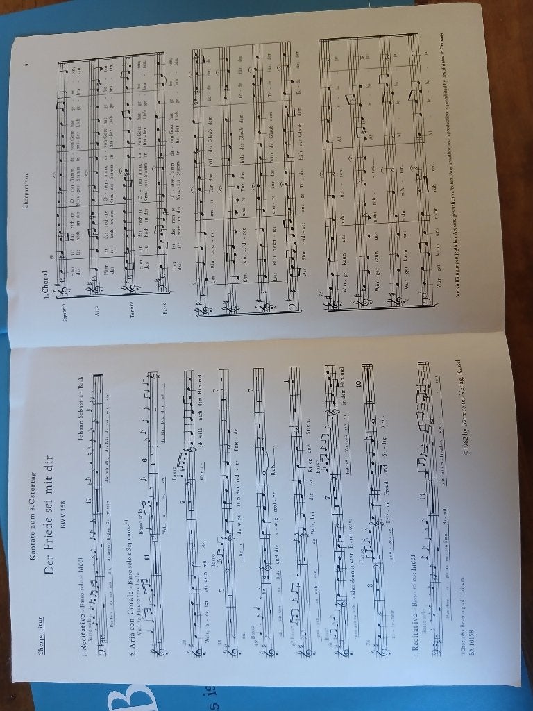 Bach cantates en missen Bärenreiteruitgave, Klassiek, Zang, Overige soorten, Ophalen of Verzenden