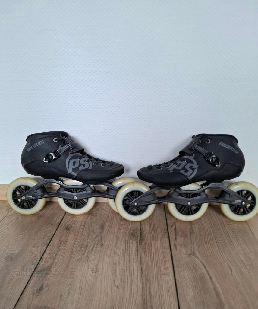 Powerslide Final 125 skeelers maat 44, Ophalen of Verzenden, Zo goed als nieuw, Powerslide