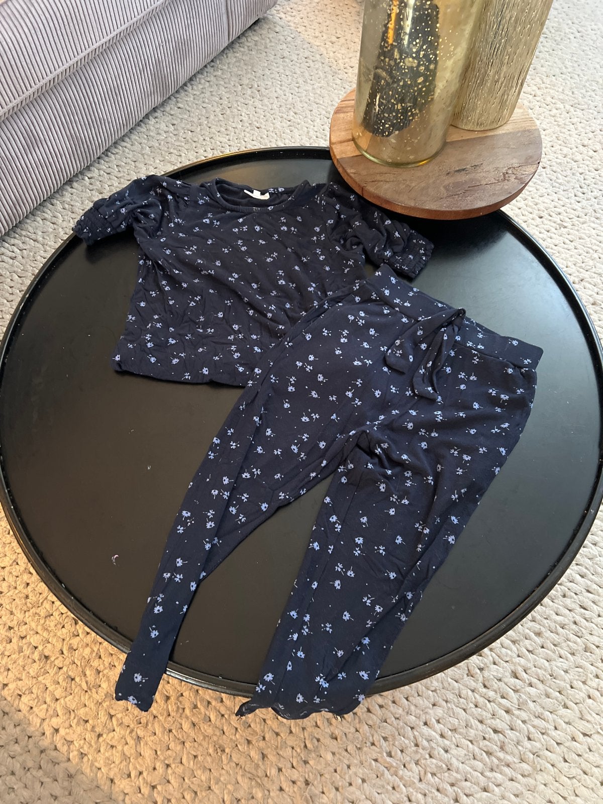 Pompdelux jersey top met broek mt 110-116, Ophalen of Verzenden, Gebruikt, Meisje, Setje