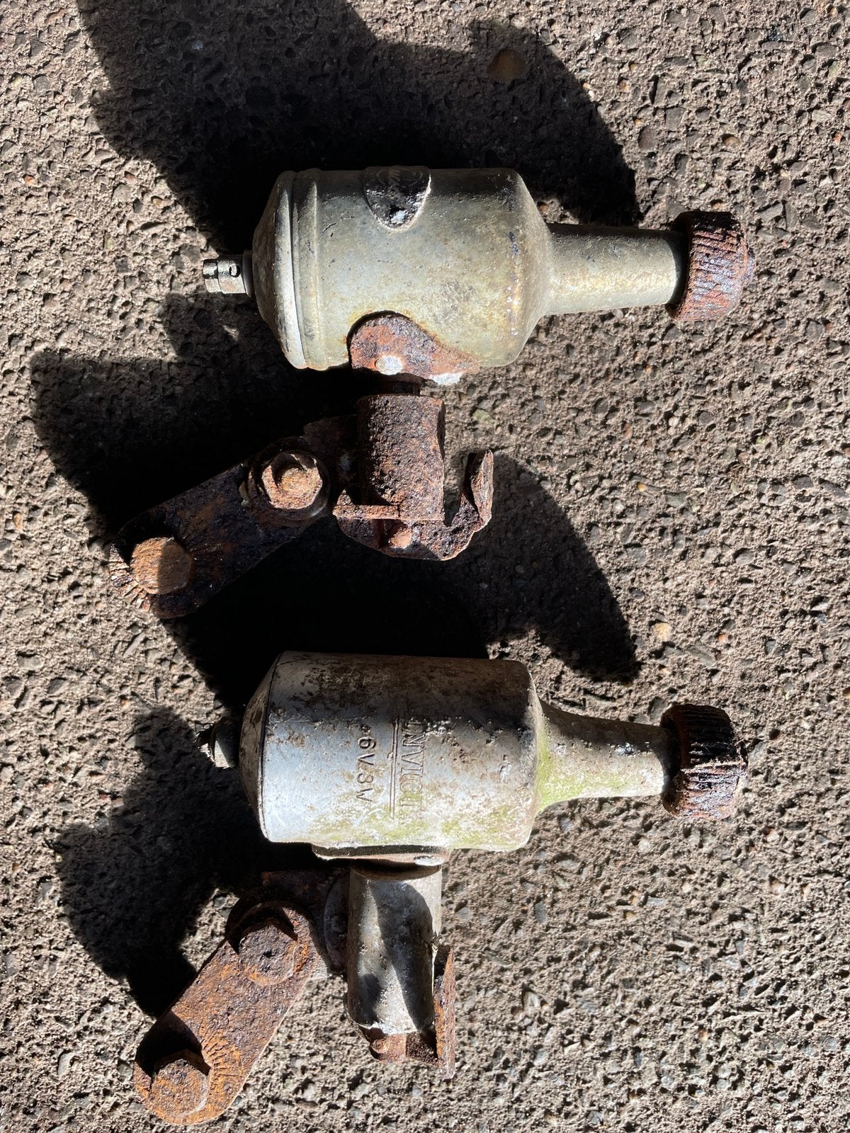 2 stuks OLDTIMER FIETS DYNAMO’S, Ophalen, Gebruikt, Dynamo, Voorlicht