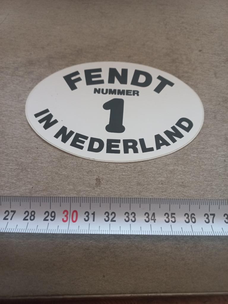 Fendt nr 1 in Nederland, Ophalen of Verzenden, Nieuw
