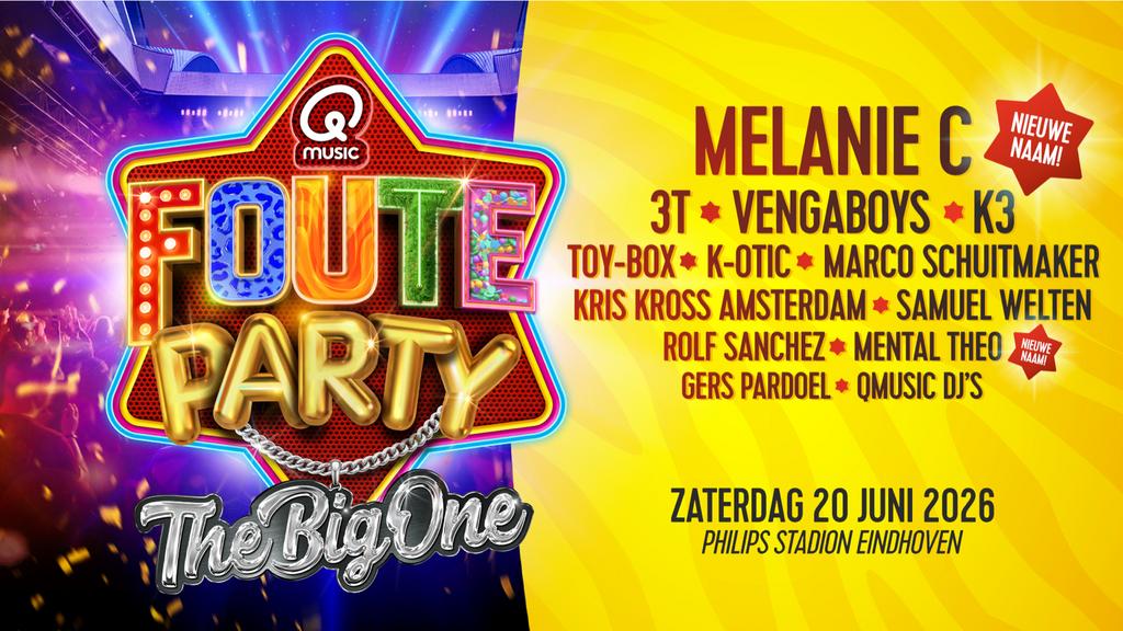 FOUTE PARTY BIG ONE - EINDHOVEN - 1 veld ticket, Eén persoon