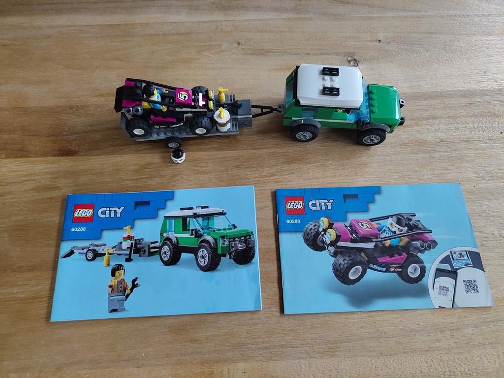Lego City 60288 Race Buggy Transporter, Lego, Compleet, Ophalen of Verzenden, Complete set