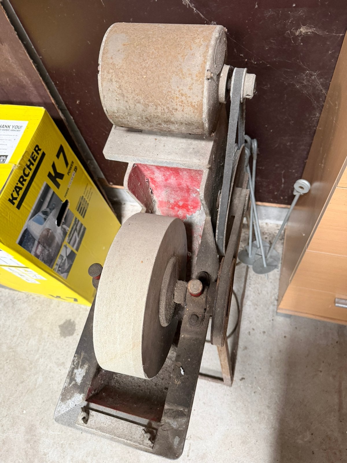 Zandsteen slijper, Ophalen of Verzenden, Gebruikt, 1200 watt of meer, Vlakschuurmachine