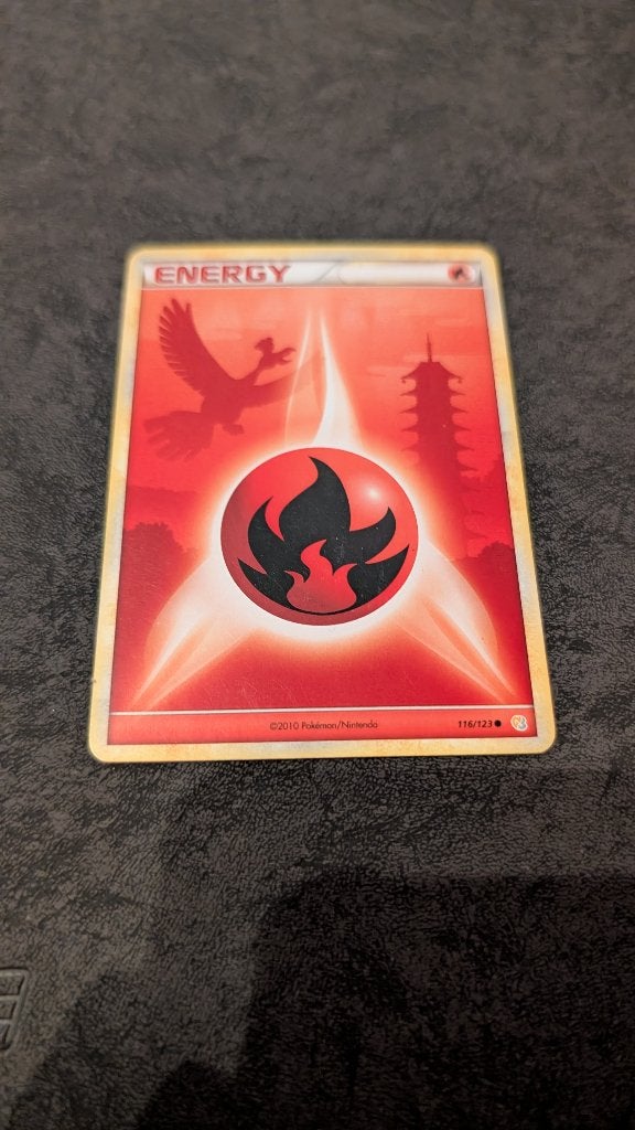 Very rare Ho-oh Fire Energy 116/123 HeartGold SoulSilver, Ophalen of Verzenden, Zo goed als nieuw