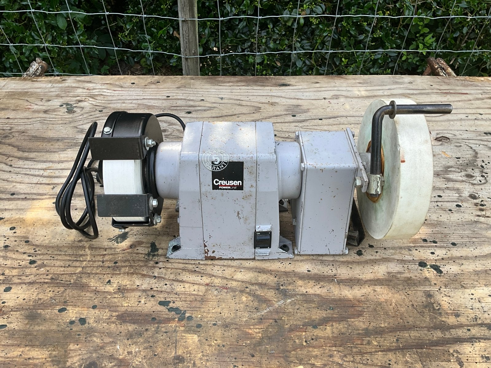 Creusen natslijpmachine - In goede staat, Doe-het-zelf en Verbouw, Gereedschap | Slijpmachines, Ophalen of Verzenden, Gebruikt