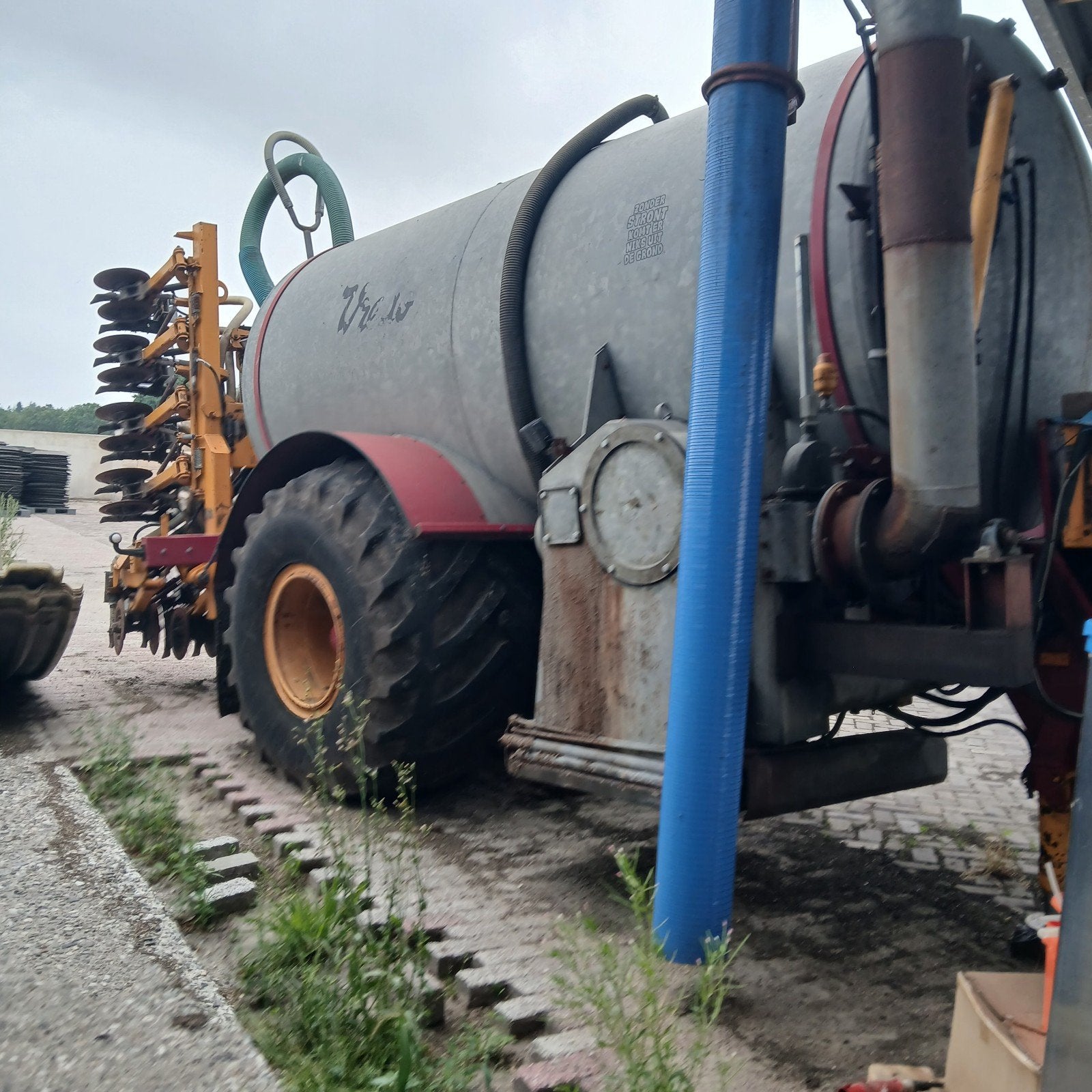 Te koop : een gebruikte vredo 9800 giertank, Ophalen of Verzenden, Gewasbescherming en Bemesting