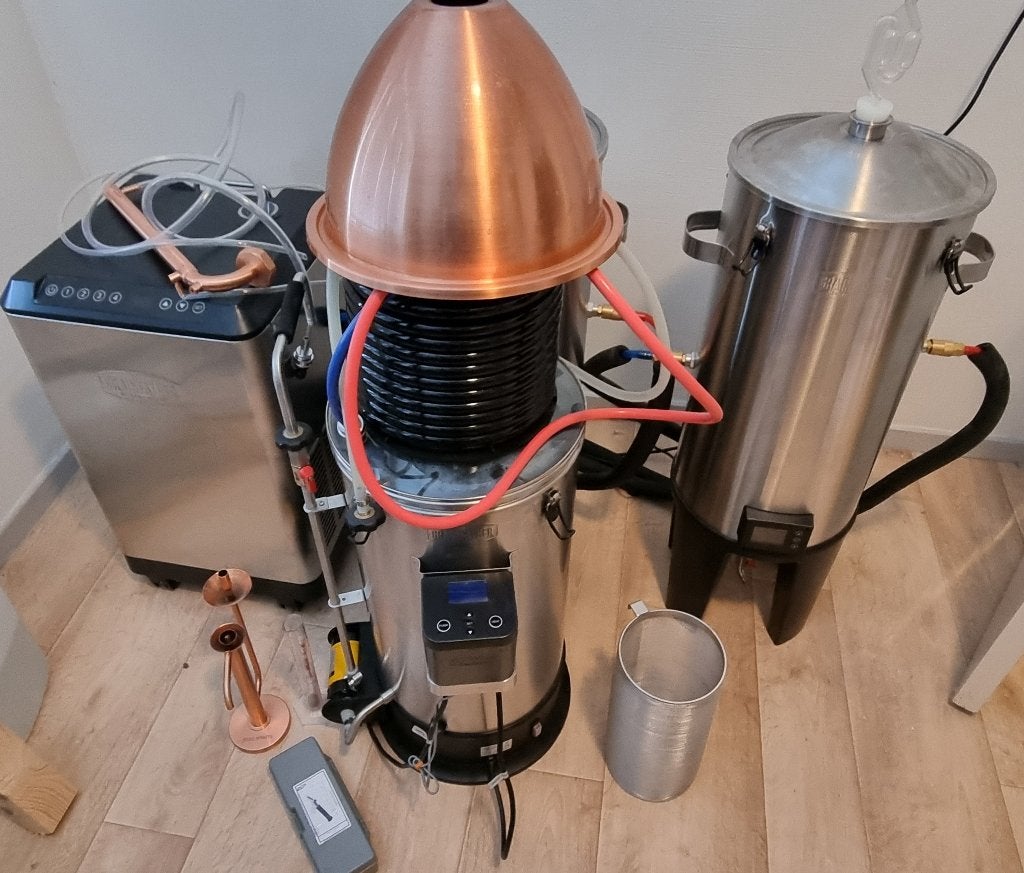 Grainfather brouwset met copperdome, Ophalen, Gebruikt