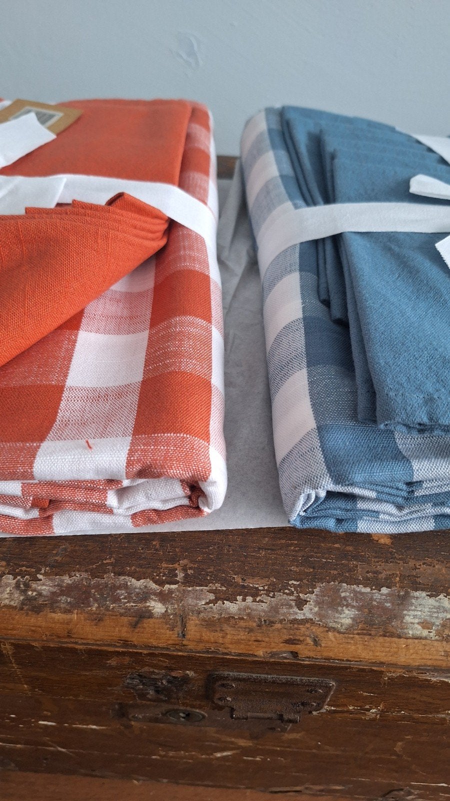 PCL tafelkleden buiten rood en blauw, Geschikt voor buiten, Ophalen of Verzenden, Katoen, Tafelkleed