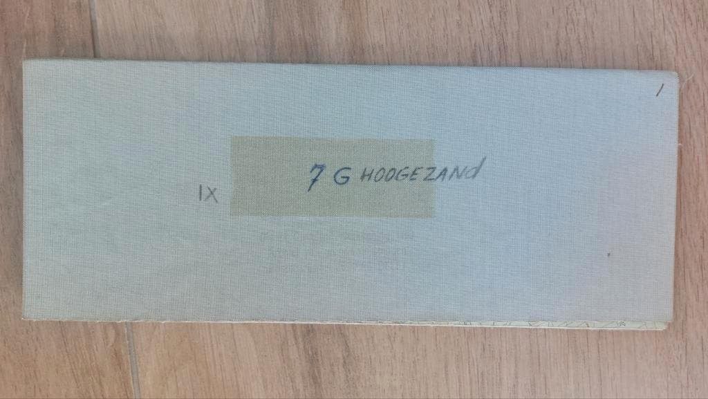 7G Hoogezand Sappemeer Slochteren Stafkaart uit 1982, Topografische Dienst Nederland, Ophalen of Verzenden, 1800 tot 2000, Nederland