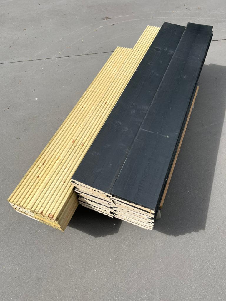 Potdeksel zwart.   26 Mtr, Ophalen, Nieuw, Hout