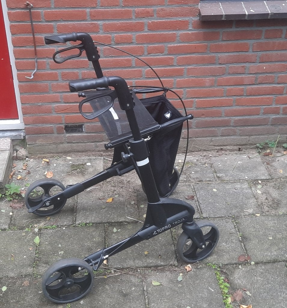 Rollator Topro Troja Classic, Opvouwbaar Hoogte Verstelbaar, Ophalen, Opvouwbaar, Zo goed als nieuw