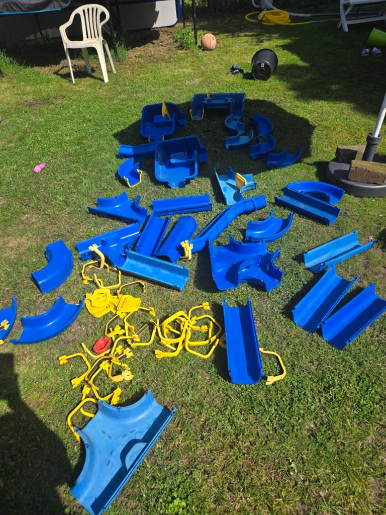Grote Aquaplay waterbaan set - Urenlang speelplezier!, Ophalen of Verzenden, Gebruikt