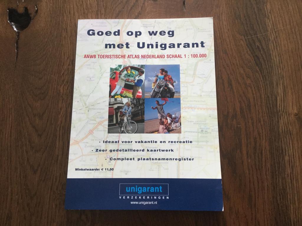 ANWB Wegenatlas Nederland - Goed op weg met Unigarant, Boeken, Overige atlassen, Ophalen of Verzenden, Zo goed als nieuw, 1800 tot 2000