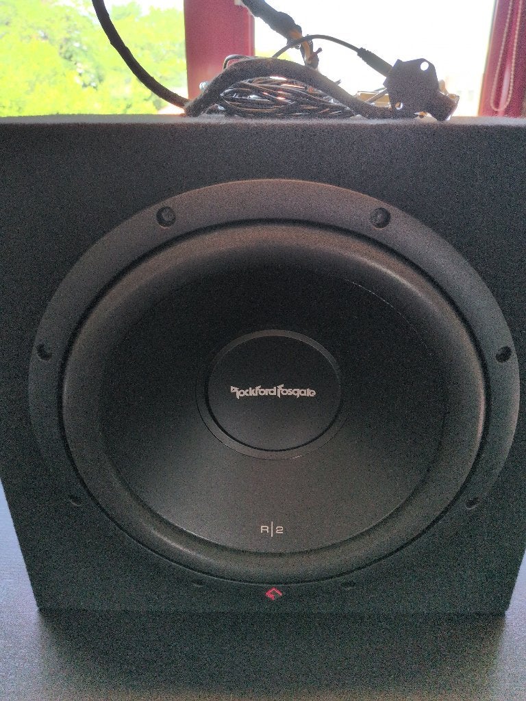 Rockford Fosgate R2 Subwoofer (12 inch) zgan, Ophalen, Zo goed als nieuw