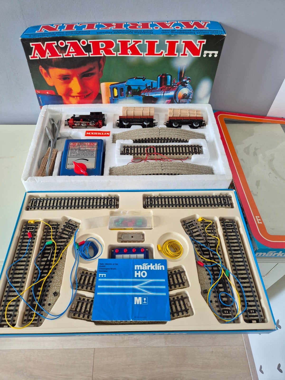 Märklin HO Treinset met Locomotief en Wagons, Ophalen, Wisselstroom, Märklin, Gebruikt