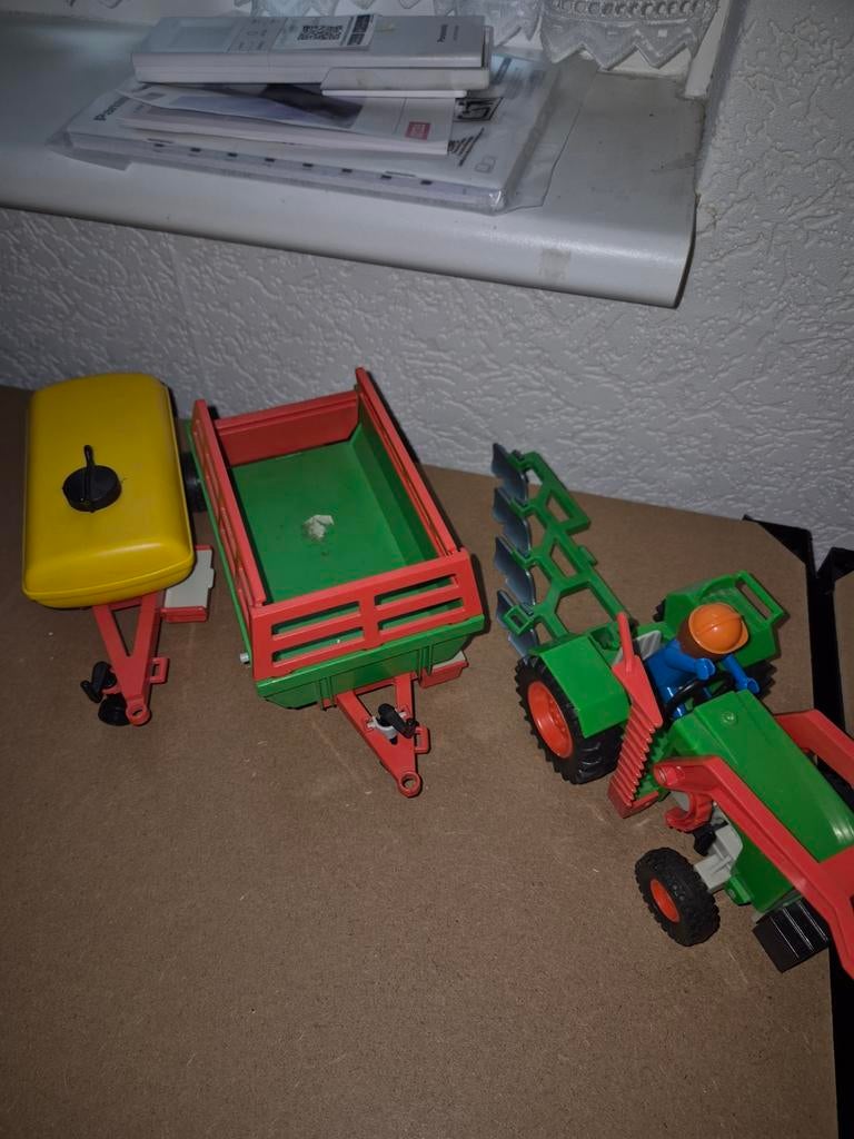 Playmobil tractor met aanhanger en diverse, Kinderen en Baby's, Speelgoed | Playmobil, Ophalen of Verzenden, Gebruikt, Los playmobil