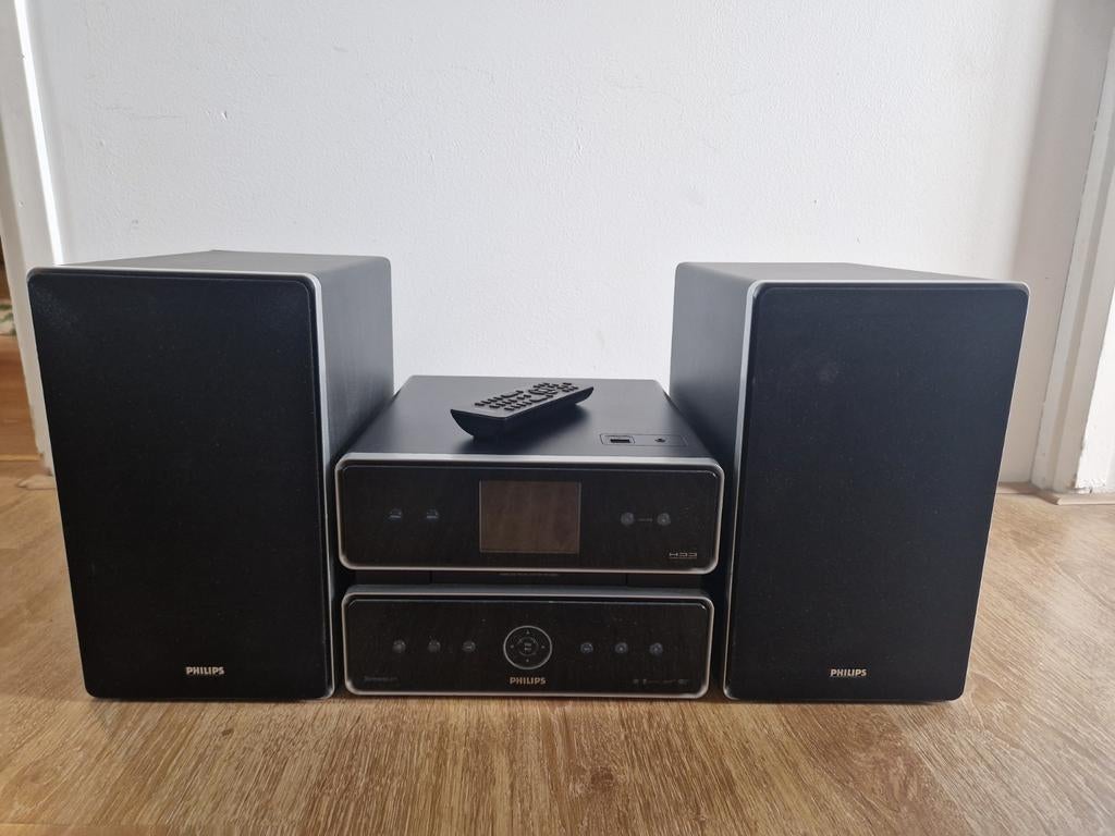 Philips Streamium MCi500H/12 Micro HiFi Systeem, Philips, Gebruikt, Microset, Tuner of Radio