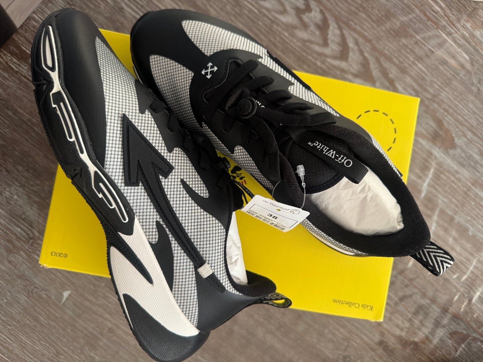 Off-White Kids Sneakers Zwart/Wit Maat 38 Nieuw, Ophalen of Verzenden, Nieuw, Jongen of Meisje