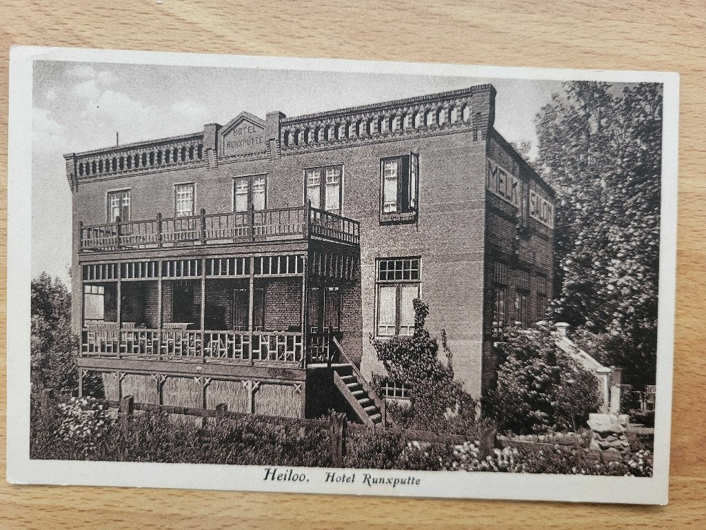 ansicht HEILOO Hotel Runxputte, Verzamelen, Ophalen of Verzenden, Voor 1920, Noord-Holland