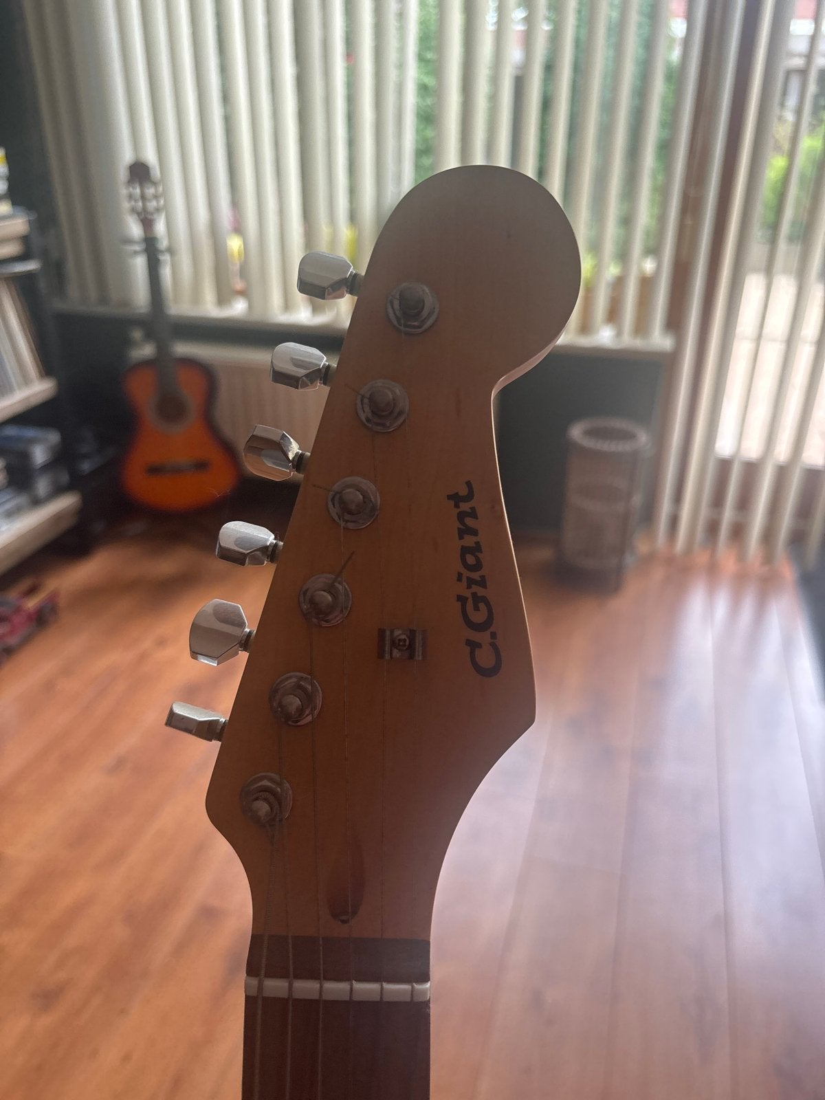 C.Giant Stratocaster elektrische gitaar - Zwart