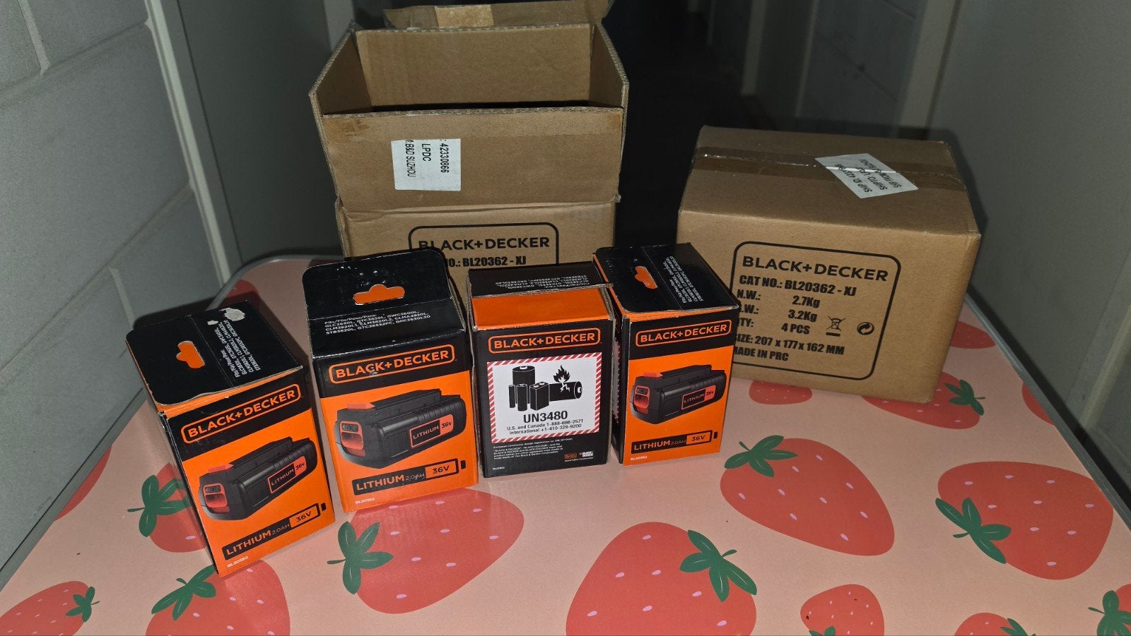 Black & Decker BL20362-XJ 36V 2.0Ah Lithium-Ion Accu, Ophalen, Nieuw, Black & Decker