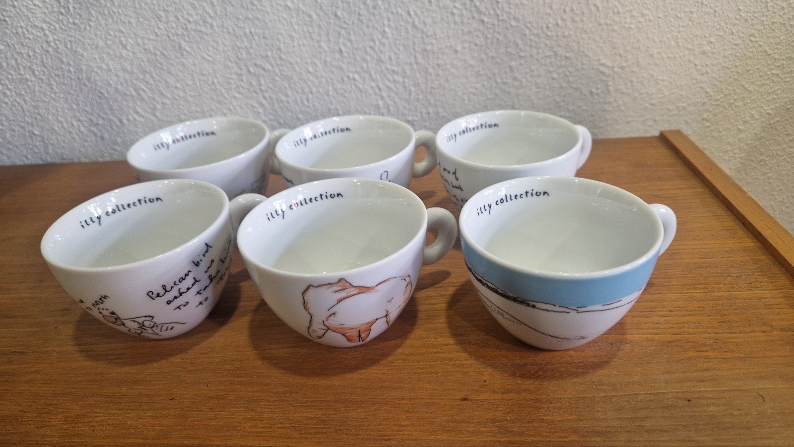 Illy Collection Kopjes 2003 - Set van 6, Ophalen of Verzenden, Zo goed als nieuw, Overige stijlen, Kop(pen) en/of Schotel(s)