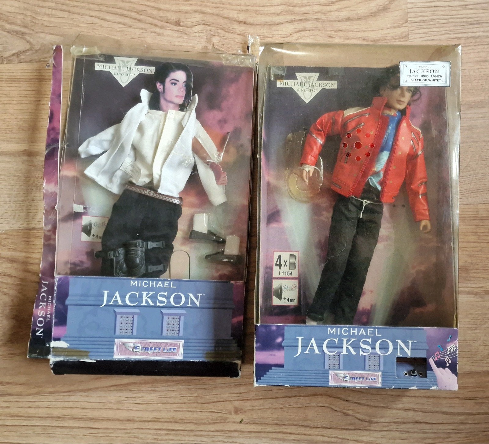 Michael Jackson Beat It zingende pop met kledingsetje, Ophalen of Verzenden