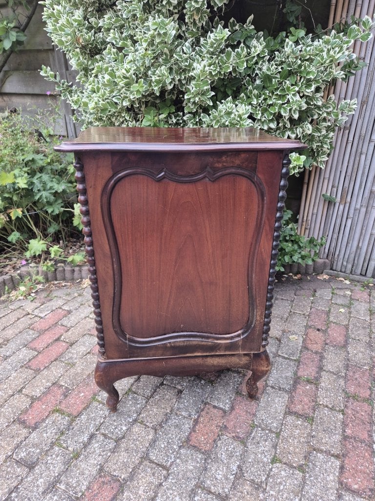 Antiek - Kastje - Nachtkastje - Frans - Biedermeier stijl -*, Ophalen, Gebruikt, 45 tot 65 cm, 70 cm of meer