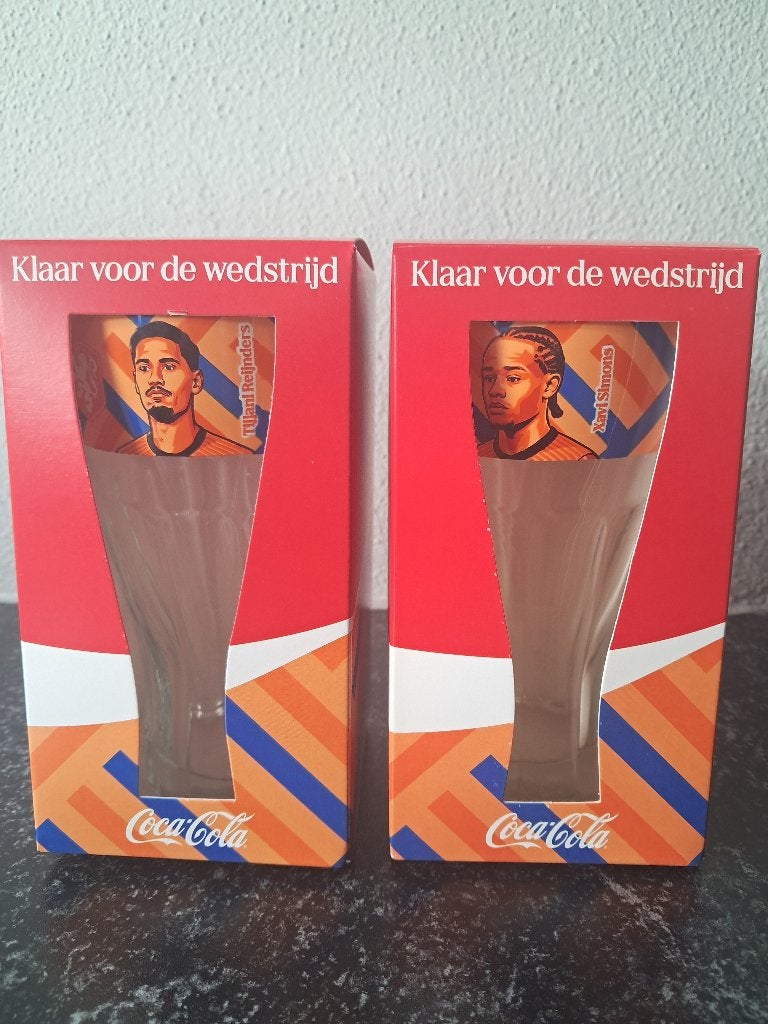 Twee nieuwe Coca-Cola WK  2026 glazen. ( 2,50 per stuk), Verzamelen, Glas en Borrelglaasjes, Ophalen, Nieuw, Frisdrankglas