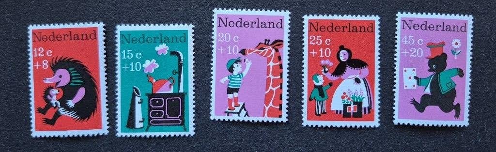 NVPH 894-898 - Kinderzegels 1967 - postfris - mooi!, Postzegels en Munten, Ophalen of Verzenden, Na 1940, Postfris