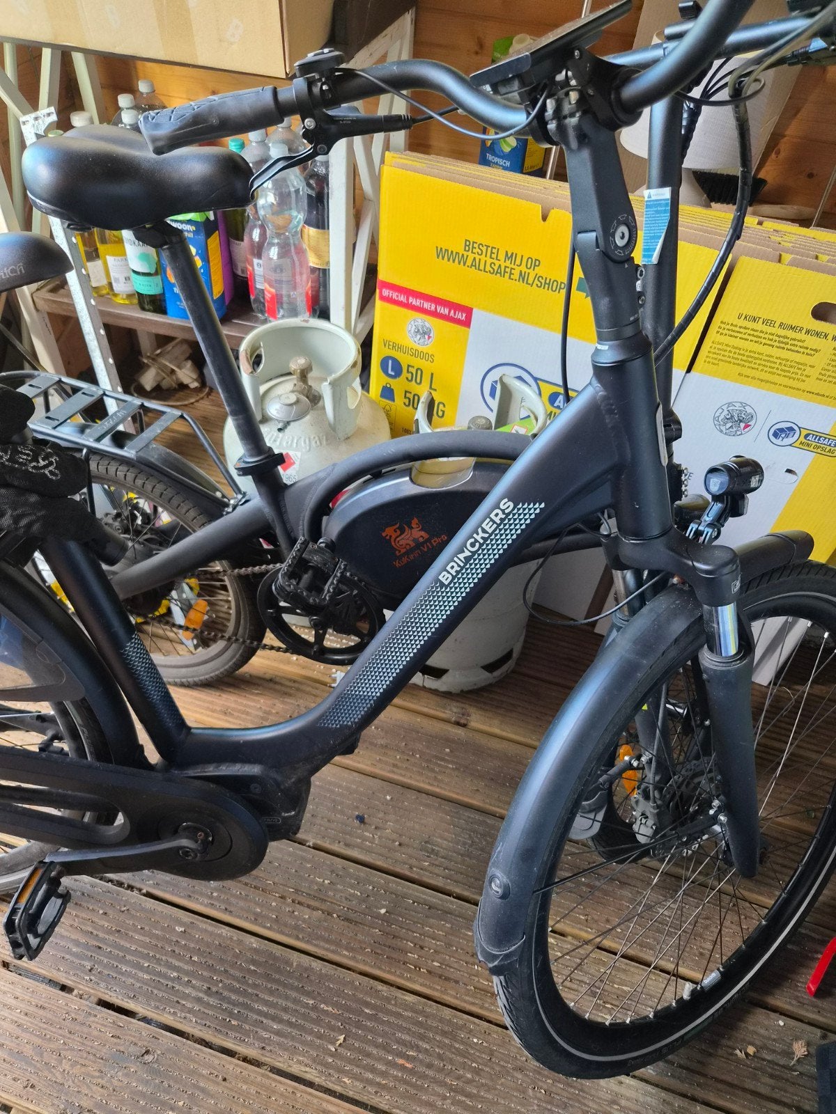 Brinckers elektrische fiets met lage instap, Fietsen en Brommers, Gebruikt, (Extra) lage instap, 50 tot 53 cm, Schijfrem