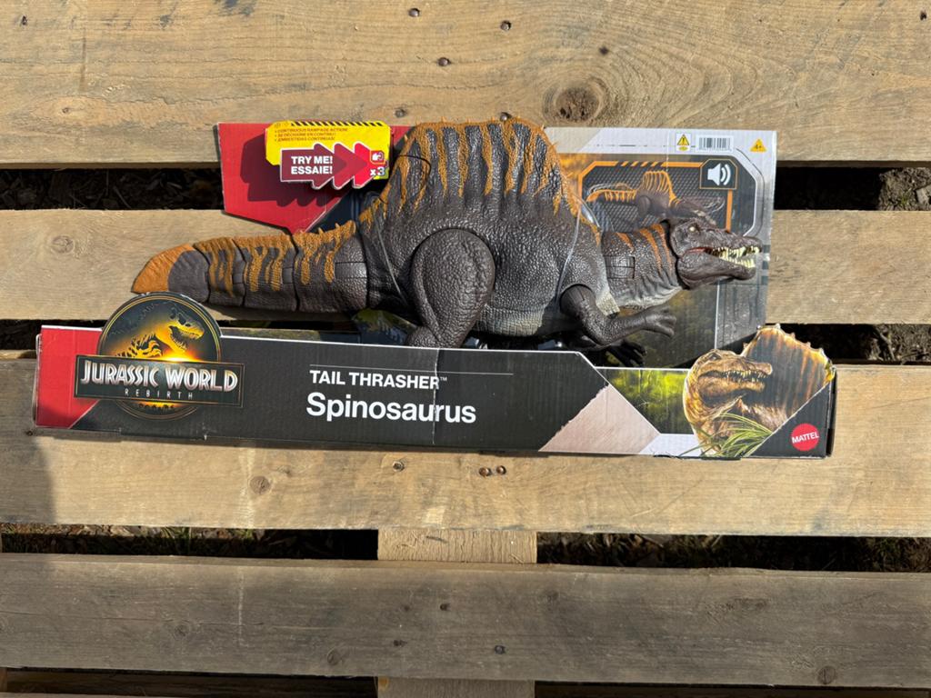 Jurassic World Tail Thrasher Spinosaurus Speelfiguur, Mattel Europa B.V., Jongen of Meisje, Nieuw, Ophalen of Verzenden