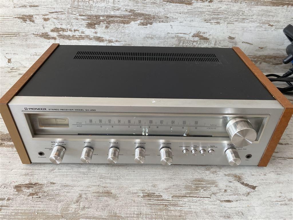 Pioneer stereo receiver SX-450 vintage [1330], Verzenden, Gebruikt, Minder dan 60 watt, Pioneer