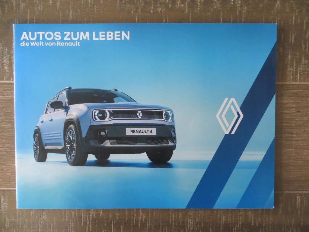 Brochure folder Renault 4 5 Megane Austral Espace Clio etc., Ophalen of Verzenden, Zo goed als nieuw, Renault