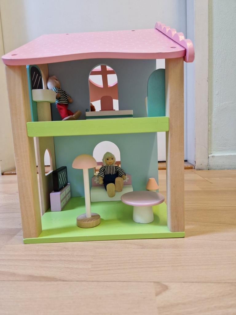 Poppenhuis hout z.g.a.n. Ophalen, Ophalen, Zo goed als nieuw, Poppenhuis