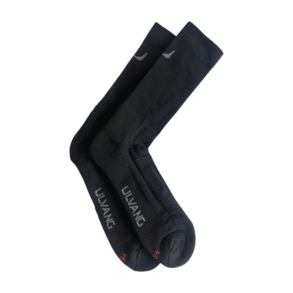 Merinowol sokken van Ulvang Spesial Maat 46-48, Info@activebrands.com, Østre Aker vei 24C, 0581 Oslo, Norway, Zwart, Nieuw