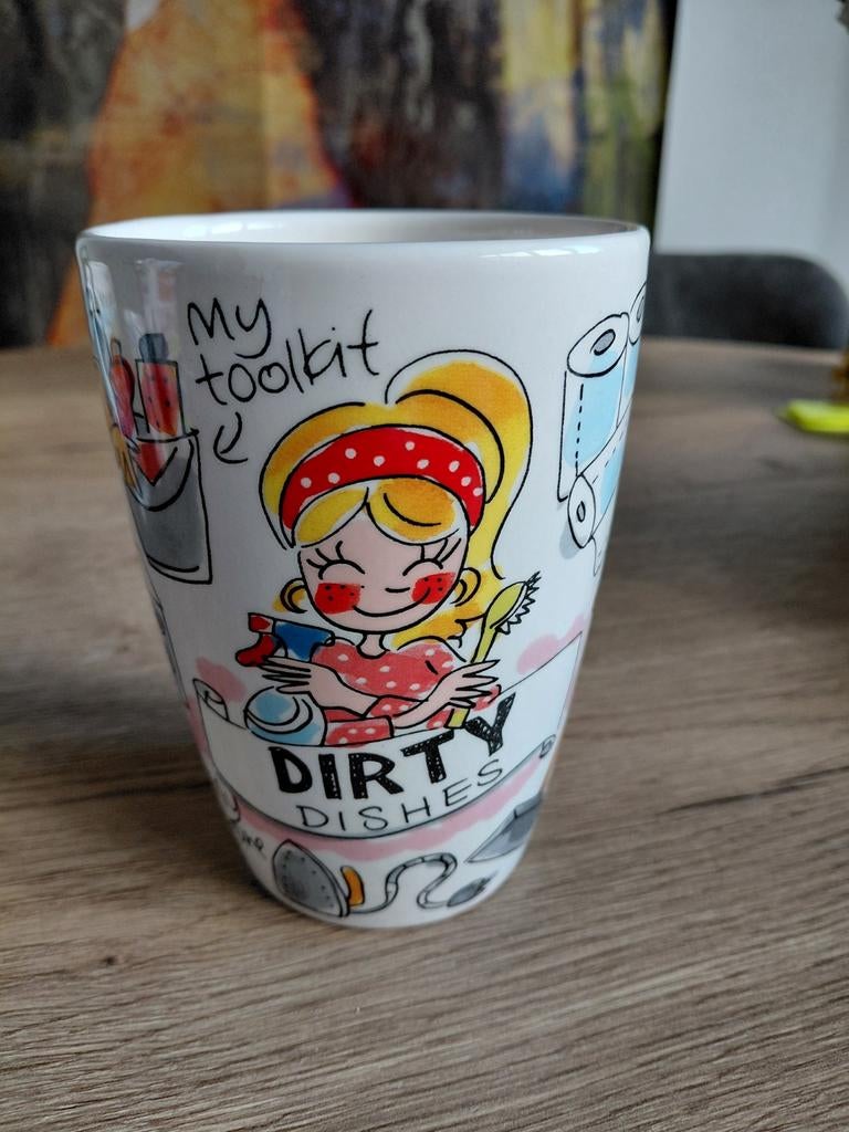Blond Amsterdam XL Mok Dirty Dishes Huishoudbeurs, Ophalen of Verzenden, Zo goed als nieuw