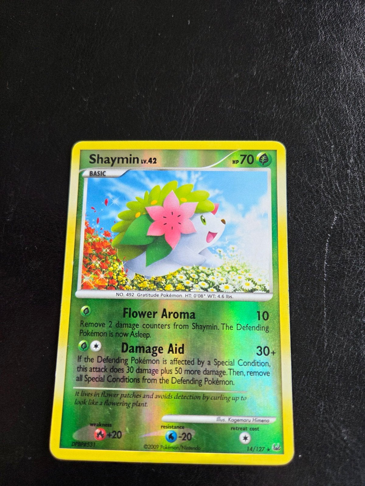 Shaymin LV.42 Pokémon kaart - Basic HP70, Ophalen of Verzenden