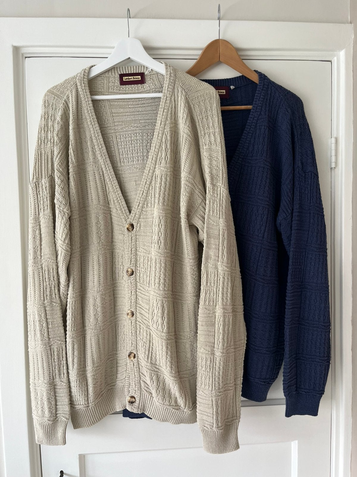 Twee mooie heren vesten Lambert Brieux maat XXL, Kleding | Heren, Ophalen of Verzenden, Zo goed als nieuw, Overige maten, Blauw